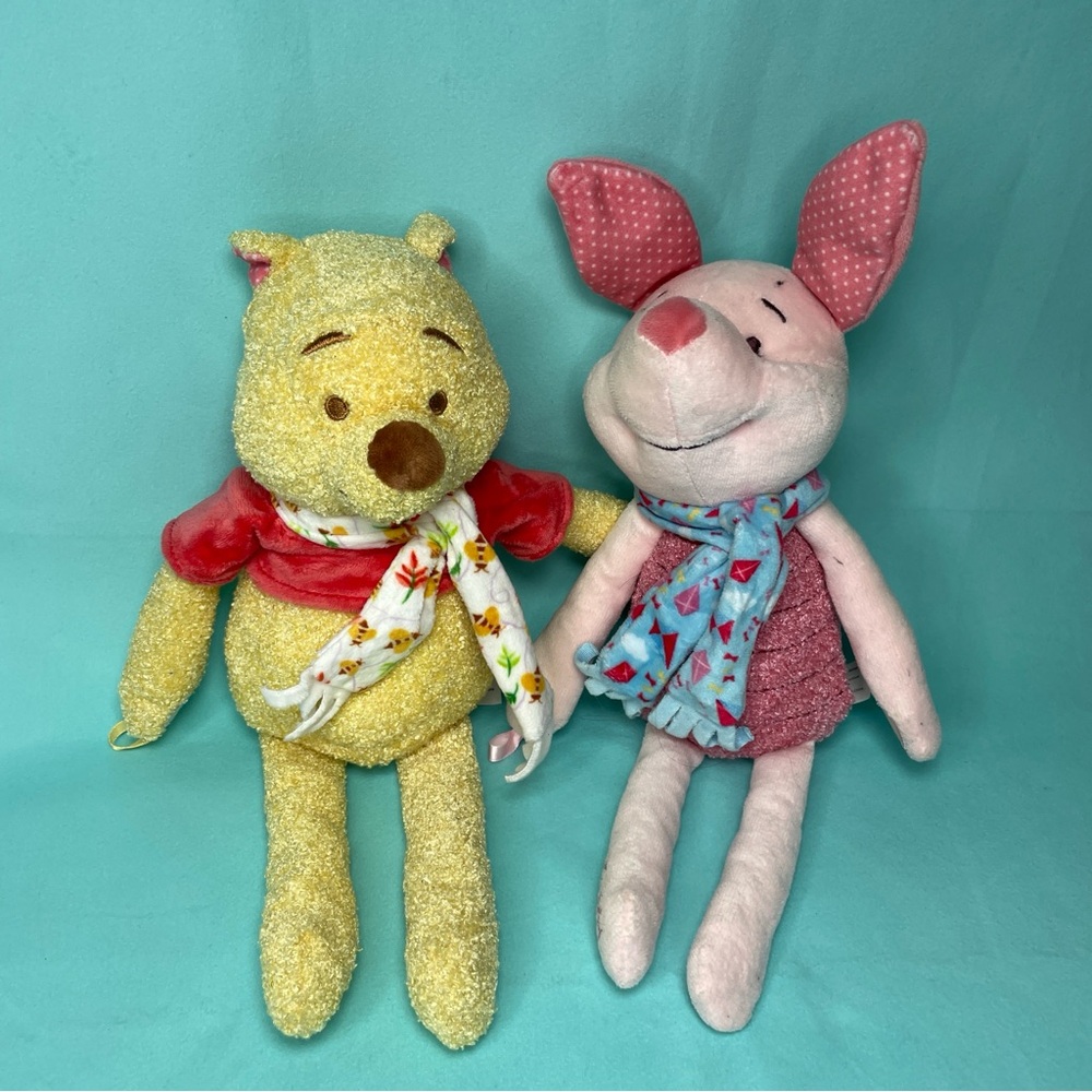 Winnie the Pooh & Piglet Scentsy Buddy Plush Lot of 2